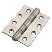 Eclipse Grade 13  Fire Door Ball Bearing Hinge 102mm Satin Stainless Steel Pack 3