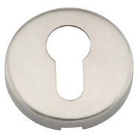 Fire Door Euro Profile Escutcheon Satin Stainless Steel Pack 2