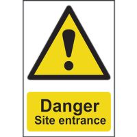 Danger Site Entrance 400 x 600mm