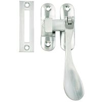 Victorian Wedge Casement Fastener Satin Chrome Plated