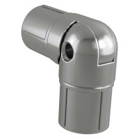 Bay Window Adjustable Bracket Brushed Silver