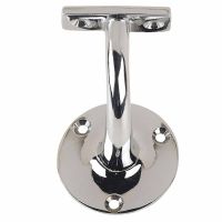 Polished Chrome Handrail Bracket 76mm Pack 5