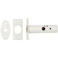 Security Door Bolt White Pack 2