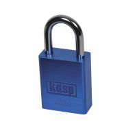 Kasp Solid Aluminium Padlock Blue 40mm