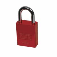 Kasp Solid Aluminium Padlock Red 40mm