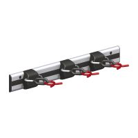 Aluminium Coaxis X-Star Rail With 3 Clamps 500mm