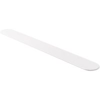 300mm Hockey Board End Moulding White