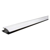 Rafter Supported White Glazing Bar 3m