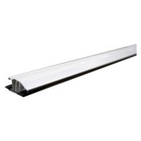 Rafter Supported White Glazing Bar 4m