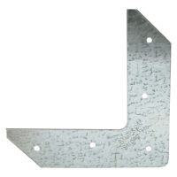 Flat L Bracket Galvanised 125 x 125 x 32mm