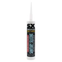 SX Contractors Sanitary Silicone 300ml White