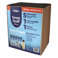 Great Stuff Pro Gun Foam Fixer Window & Door Kit