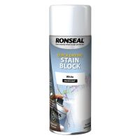 Ronseal Quick Drying Stain Block Aerosol White 400ml