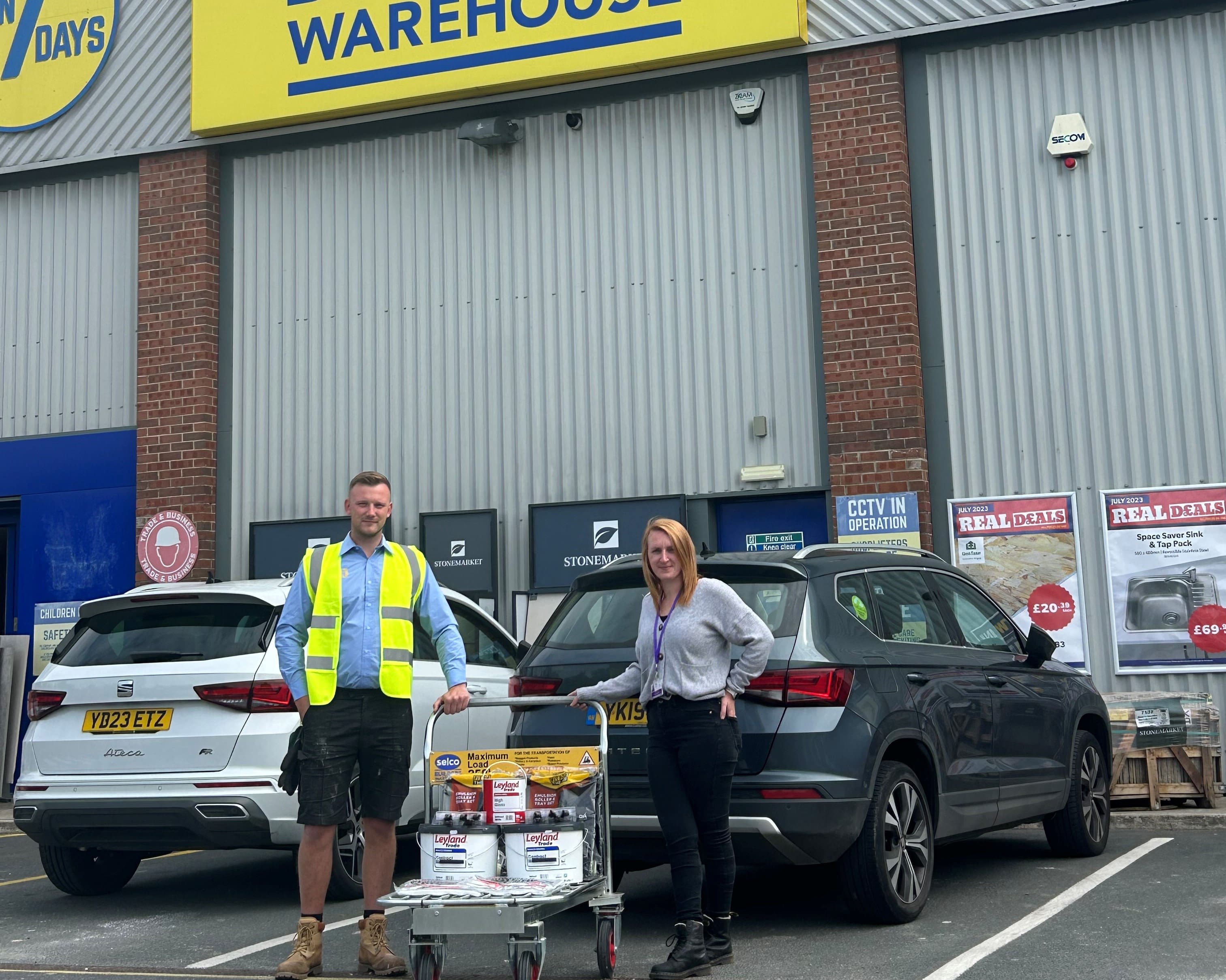 Selco York gives paint to local charity