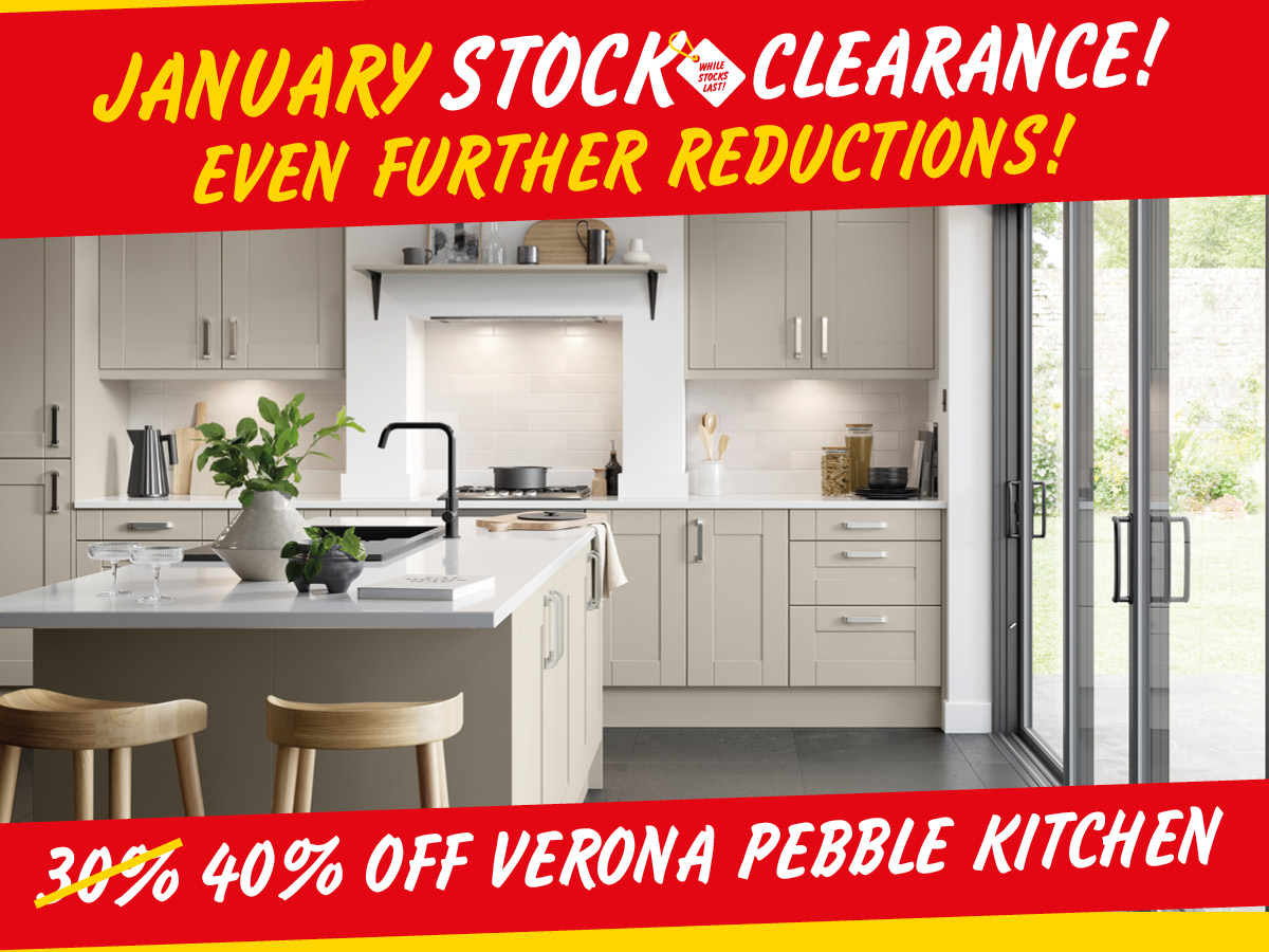 40% off Verona Pebble Kitchen