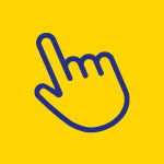 Finger pointing cursor icon