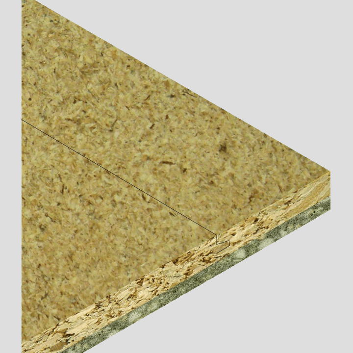 Acoustic insulation chipboard