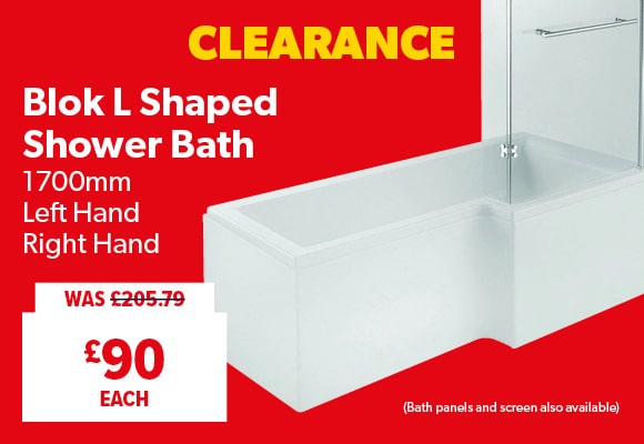 L Shape Bath