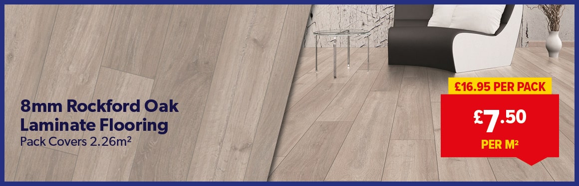 Krono Rockford Oak 8mm Laminate Flooring 2.26m²