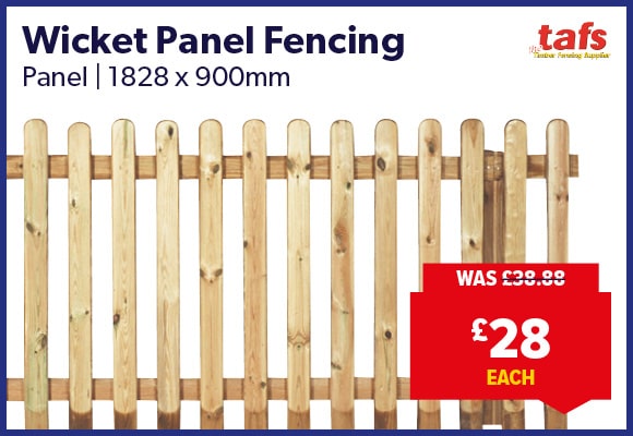 Wicket Fence Panel Rounded Top