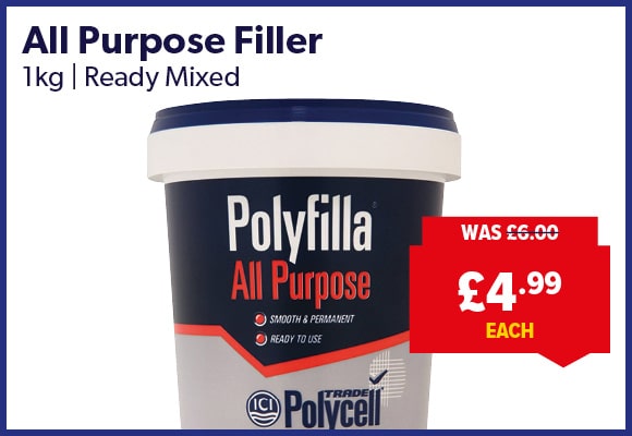 Polyfilla All Purpose Ready Mixed Filler 1kg