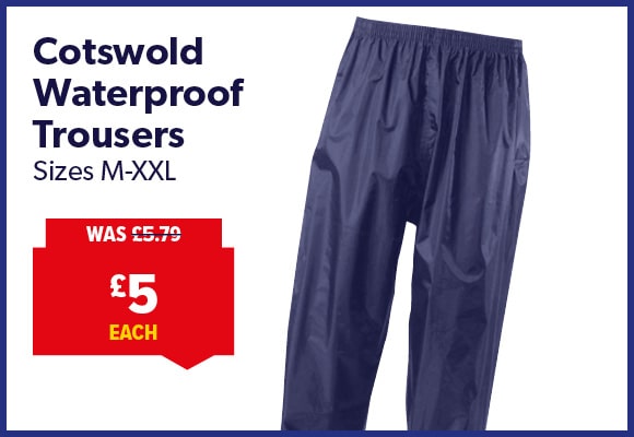 Cotswold Waterproof Trousers Navy