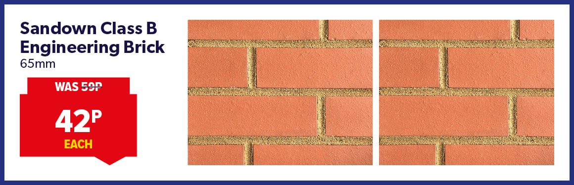 65mm Sandown Red Class B Engineering Brick