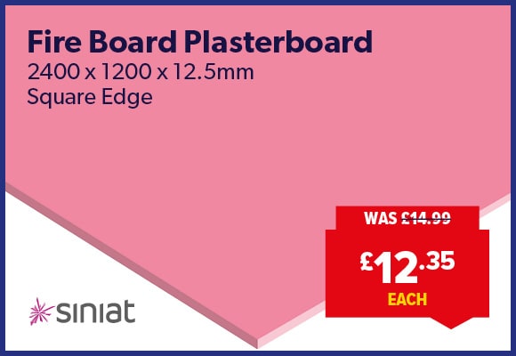 Siniat Fire Board Square Edge