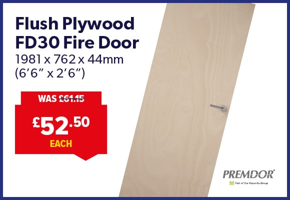 Internal Plywood Fire Door FD30