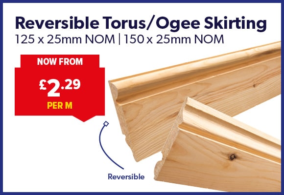 Reversible Torus/Ogee Skirting