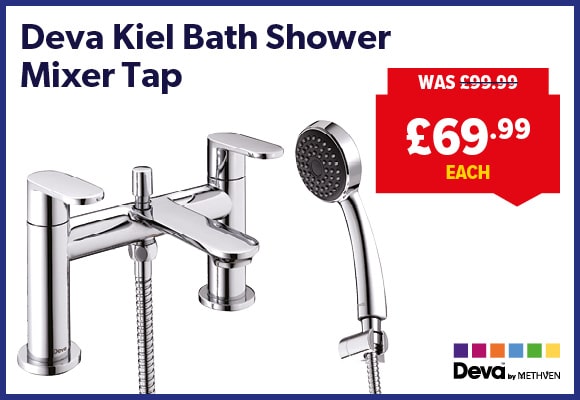 Deva Kiel Bath Shower Mixer Tap with Kit