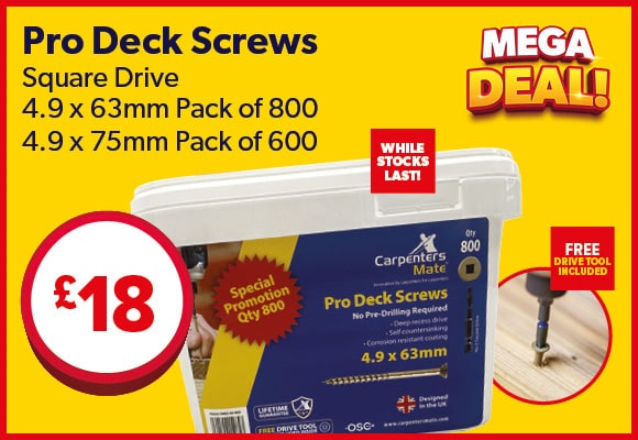 Carpenters Mate Pro Deck Screws