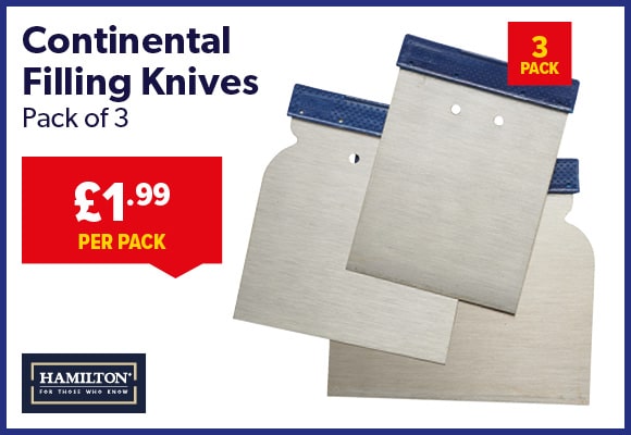 Continental Filling Knives Pack of 3