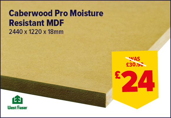 CaberMDF Pro Moisture Resistant MDF Board