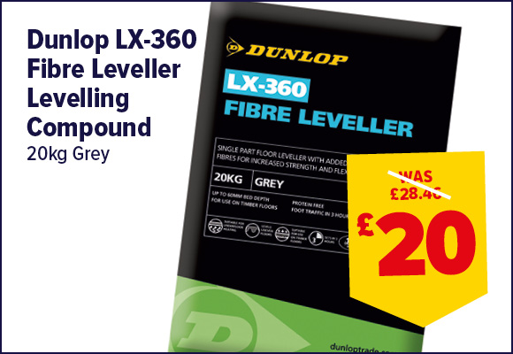 Dunlop LX-360 Fibre Leveller Levelling Compound Grey