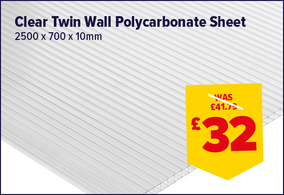 Twin Wall Polycarbonate Roofing Sheet