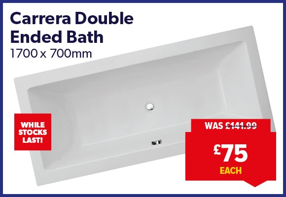 Carrera Double Ended Acrylic Bath