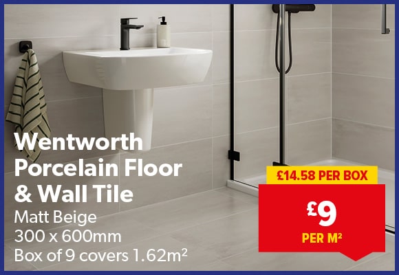 Wentworth Beige Porcelain Wall & Floor Tile