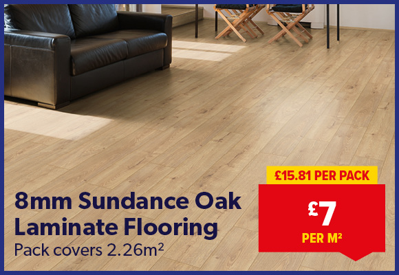 Krono Eurohome Sundance Oak 8mm Laminate Flooring