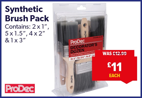 ProDec Synthetic Decorators Brush Set