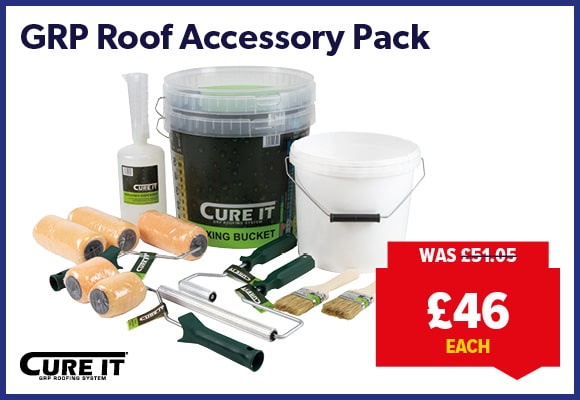 Cure It GRP Flat Roofing Accessory Pack