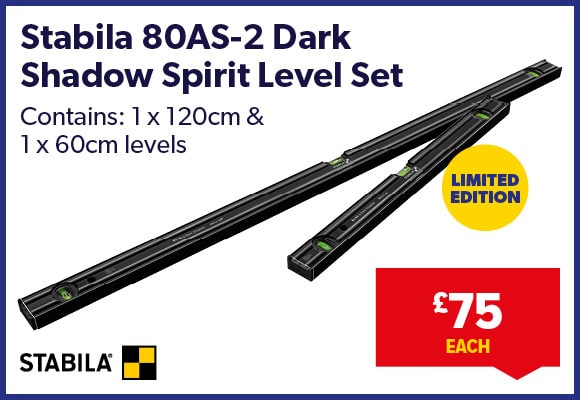 Stabila Dark Shadow Spirit Level Set